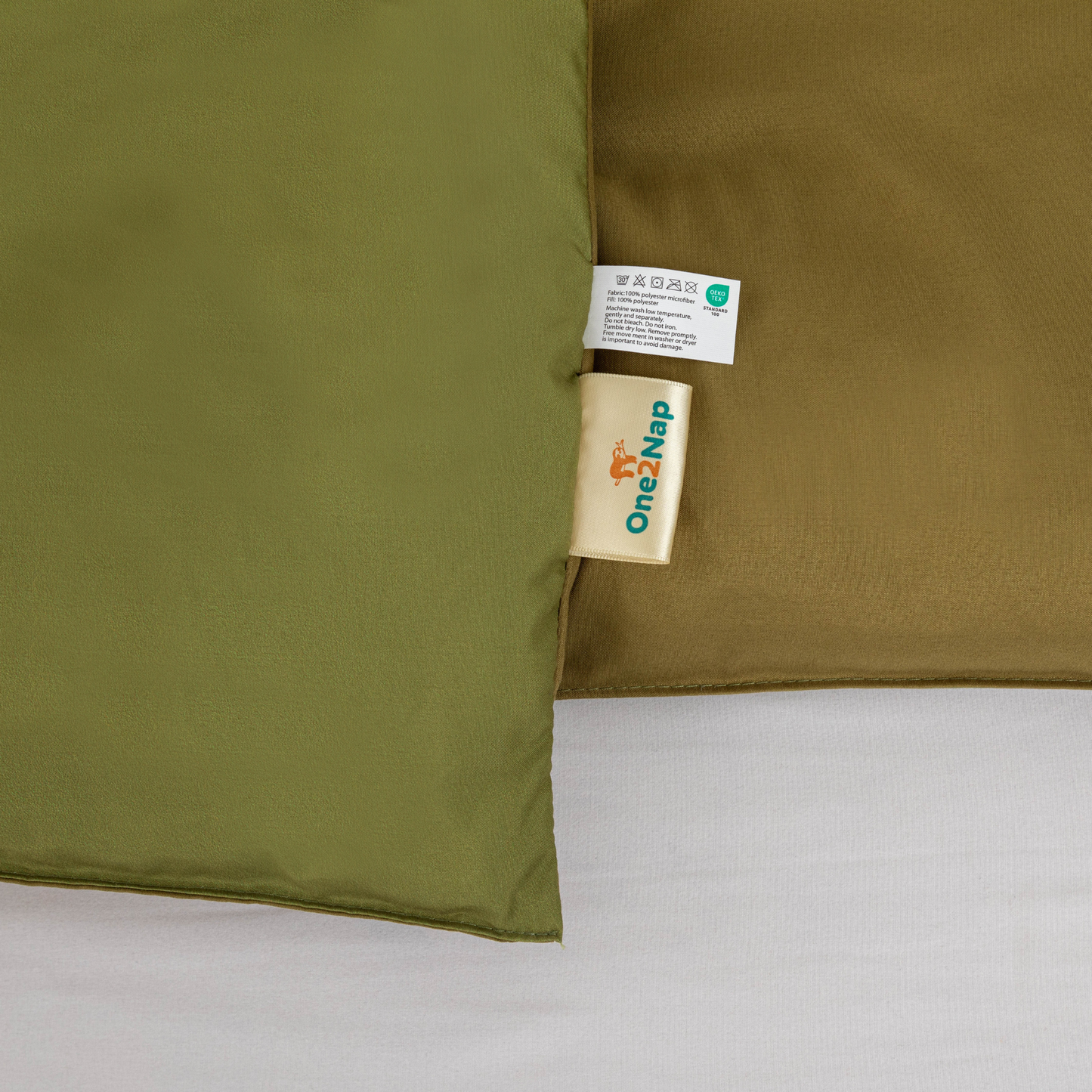 Dreamwave - Olive Leaf - Het hoesloos dekbed zonder overtrek |vaste hoes |wasbaar