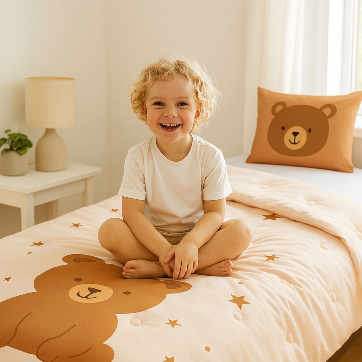 Snork Cuddle Caramel - Wasbaar hoesloos dekbed voor de kinderen