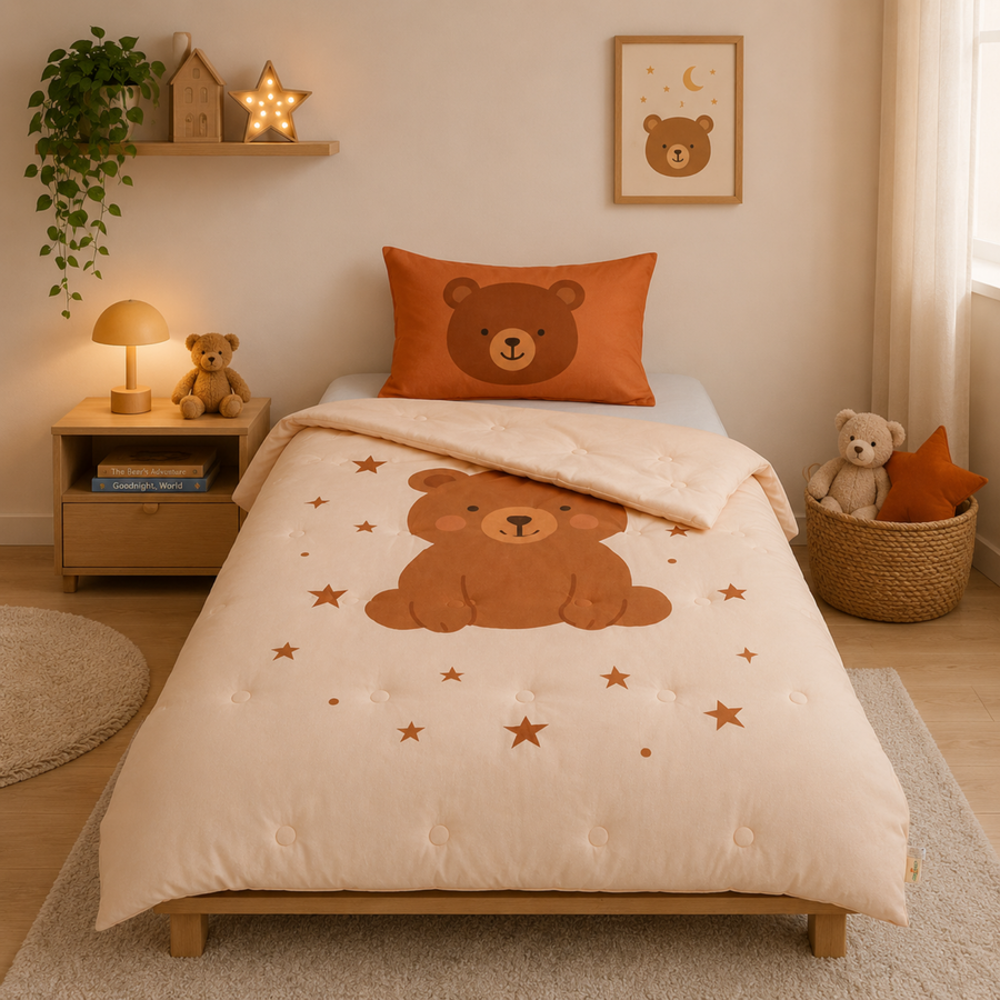 Snork Cuddle Caramel - Wasbaar hoesloos dekbed voor de kinderen