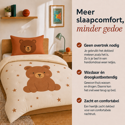 Snork Cuddle Caramel - Wasbaar hoesloos dekbed voor de kinderen