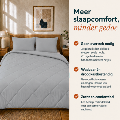 Sommarvino - Fjord Sky - Wasbaar hoesloos dekbed