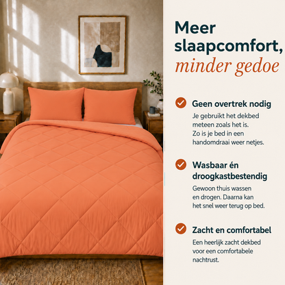 Sommarvino - Nordic Clay - Wasbaar hoesloos dekbed