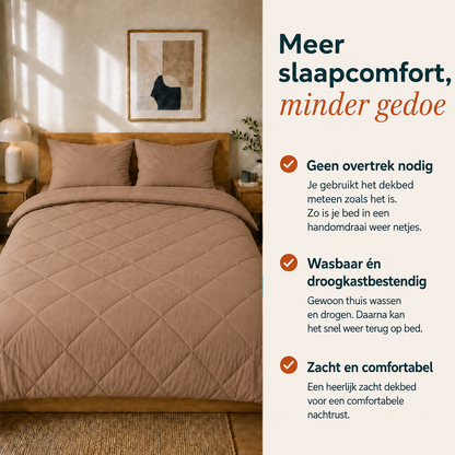 Sommarvino - Soft Mushroom - Wasbaar hoesloos dekbed