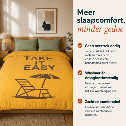 Take-it-Lazy - The Lounger - Wasbaar hoesloos dekbed