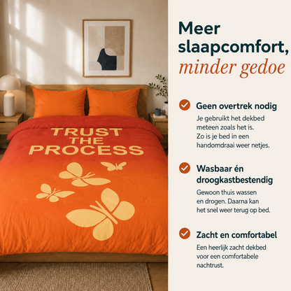 Take-it-Lazy - The Optimist - Wasbaar hoesloos dekbed