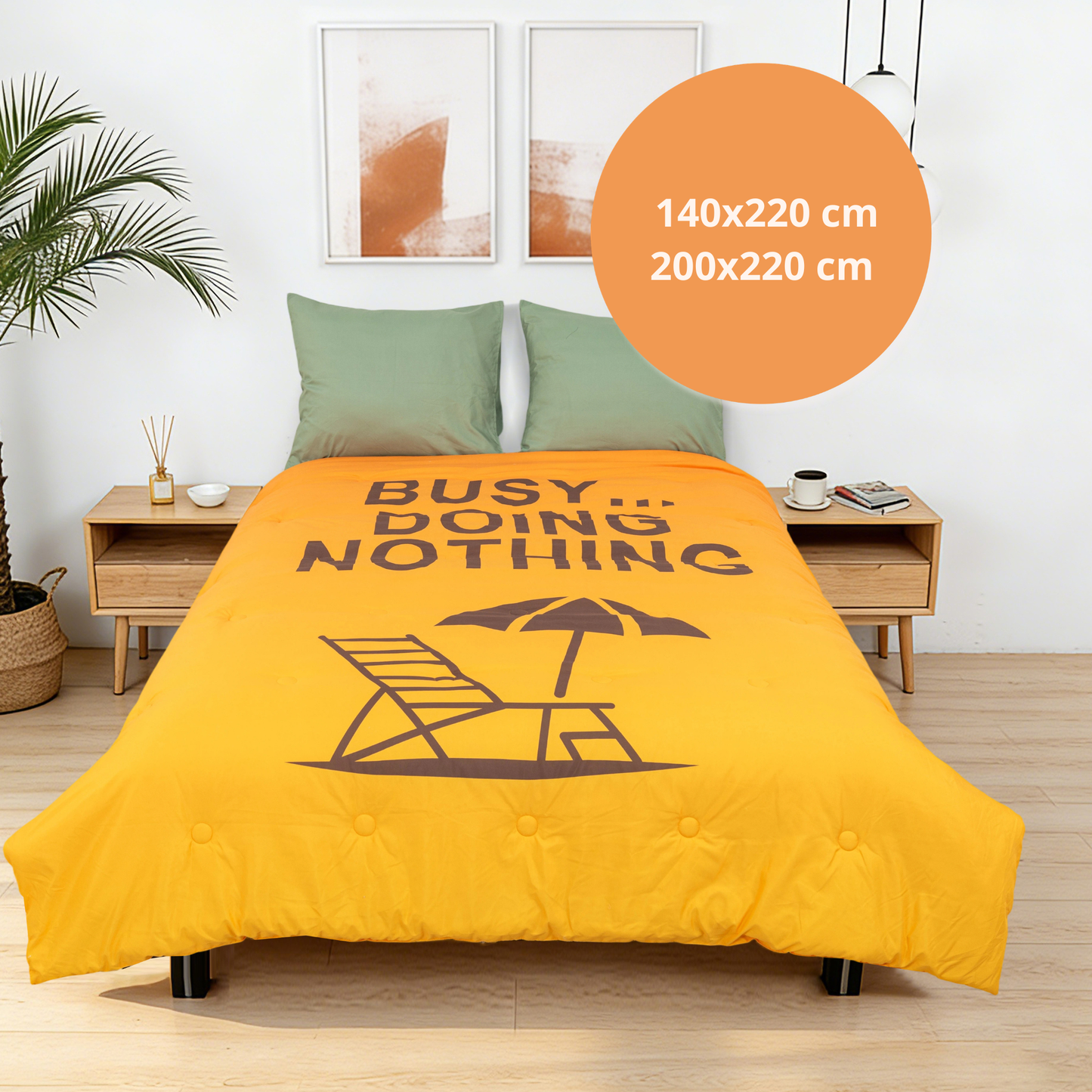 Take-it-Lazy - The Lounger - Het hoesloos dekbed zonder overtrek |vaste hoes |wasbaar