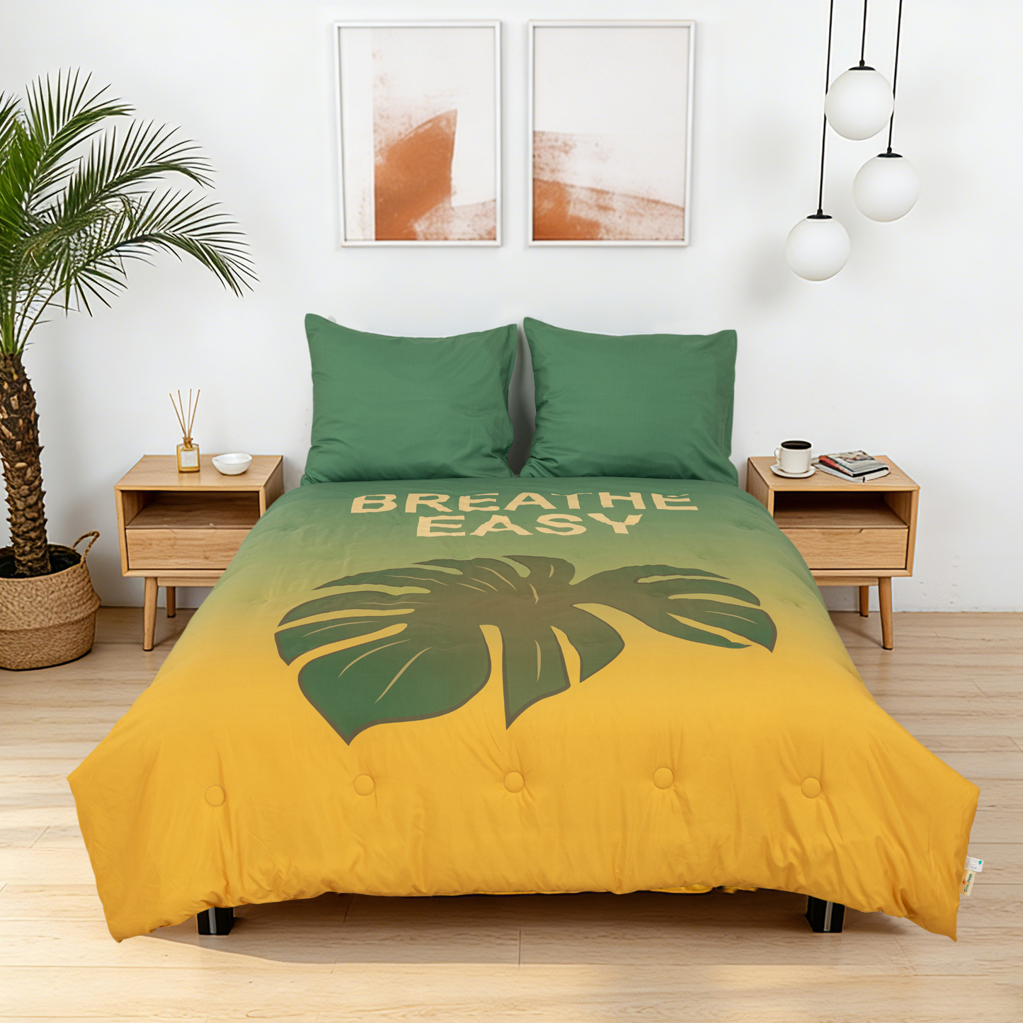Take-it-Lazy - The Zen Dreamer - Het hoesloos dekbed zonder overtrek |vaste hoes |wasbaar