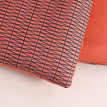 Struktur Velvet Plum - Het hoesloos dekbed zonder overtrek |vaste hoes |wasbaar