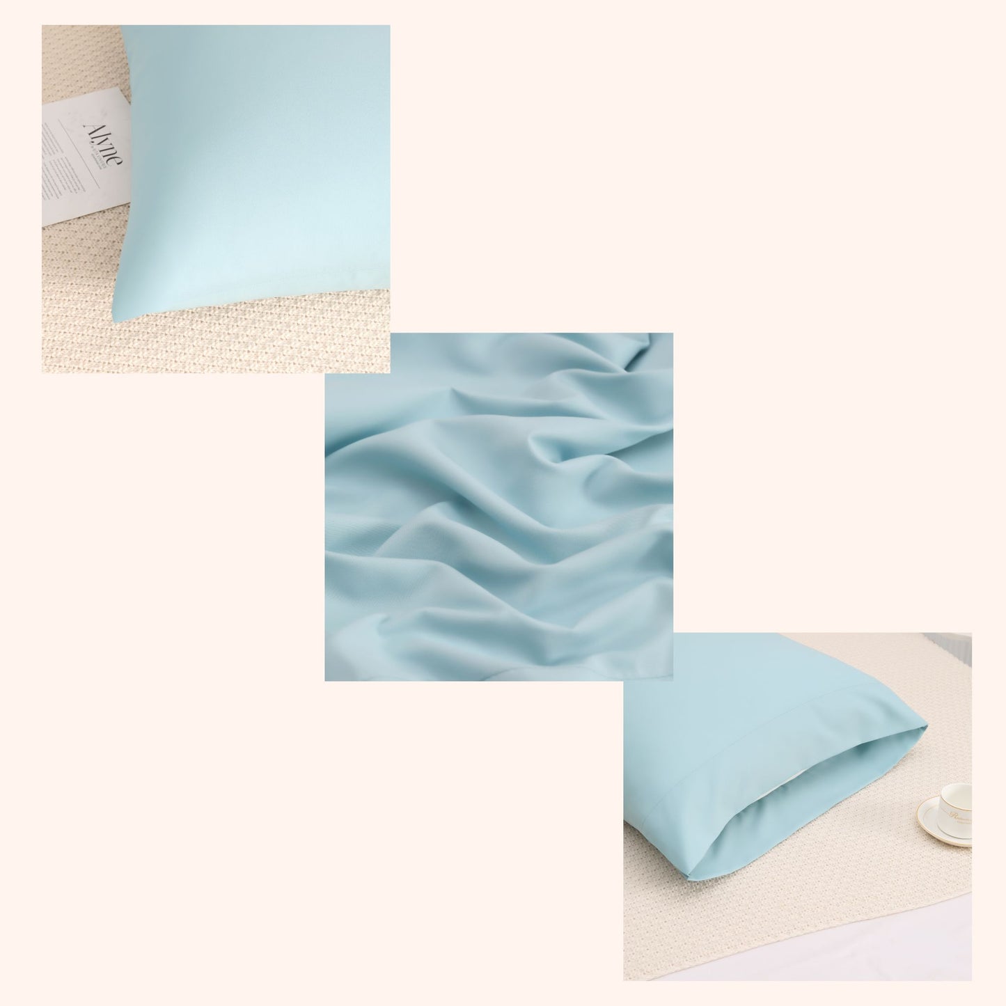 Nørd Midnight Blue – Kussensloop 60x70 cm | Luxueuze Scandinavische rust