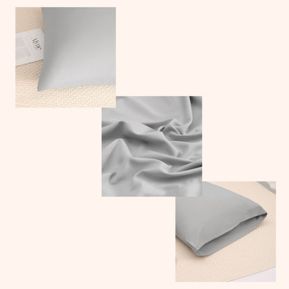 Nørd Stone Grey – Kussensloop 60x70 cm | Tijdloze Scandinavische eenvoud
