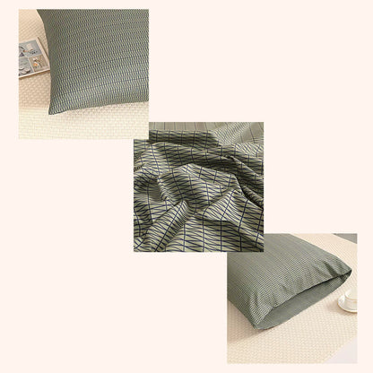 Struktur Olive Leaf – Kussensloop 60x70 cm | Natuurlijke Scandinavische rust